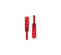 ProXtend - Cordon de raccordement - RJ-45 (M) pour RJ-45 (M) - 7 m - 6 mm - UTP - CAT 6 - sans halogène, sans crochet, bloqué - rouge