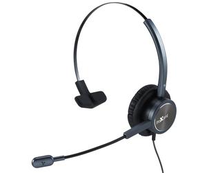 ProXtend Epode Casque Avec fil Arceau Appels/Musique Noir