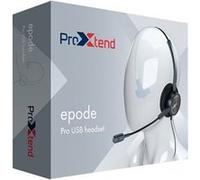 ProXtend Casque Epode – Avec fil, arceau, appels et musique – Noir