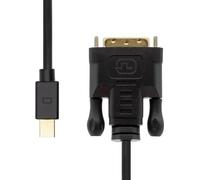 ProXtend - Câble adaptateur - Mini DisplayPort (M) pour DVI-D (M) - 2 m - support 1080 p 60 Hz - noir