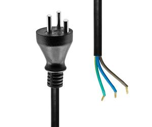 PROXTEND POWER CORD DENMARK TO OPEN END 1M BLACK