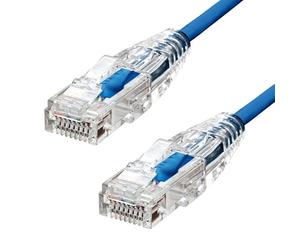 PROXTEND SLIM U/UTP CAT6A LSZH AWG 28 BLUE 5M