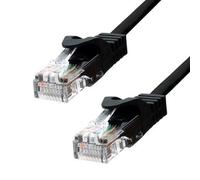 ProXtend - Cordon de raccordement - RJ-45 (M) pour RJ-45 (M) - 10 m - 5.4 mm - UTP - CAT 5e - moulé, sans crochet, bloqué - noir