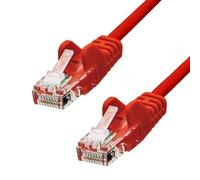 ProXtend - Cordon de raccordement - RJ-45 (M) pour RJ-45 (M) - 15 m - UTP - CAT 5e - moulé, sans crochet - rouge