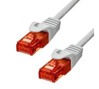 ProXtend - Cordon de raccordement - RJ-45 (M) pour RJ-45 (M) - 15 m - 6 mm - UTP - CAT 6 - sans halogène, sans crochet, bloqué - gris