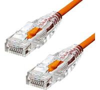 ProXtend Ultra Slim - Cordon de raccordement - RJ-45 (M) pour RJ-45 (M) - 3 m - 3.6 mm - UTP - CAT 6 - sans halogène, moulé, sans crochet - orange