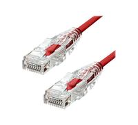 PROXTEND SLIM U/UTP CAT6 LSZH AWG 28 RED 4M
