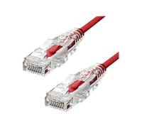 PROXTEND SLIM U/UTP CAT6 LSZH AWG 28 RED 5M