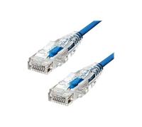 ProXtend Ultra Slim - Cordon de raccordement - RJ-45 (M) pour RJ-45 (M) - 5 m - 3.6 mm - UTP - CAT 6 - sans halogène, bloqué - bleu