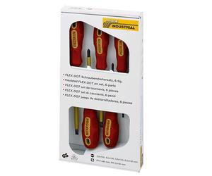 PROXXON 2222630 - Set 6 Tournevis isolés pl + ph, Rouge