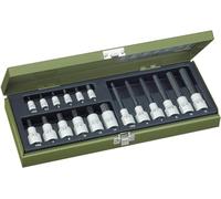 PROXXON 2223100 - Estuche tornillos hex. 1/2 + 1/4 18 pcs