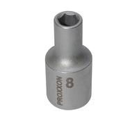 PROXXON 2223400 - Vaso corto hex 1/2" 8 mm