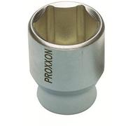 PROXXON 2223430 - Douille courte Hexagonale 1/2 "32 mm, Argent/Vert