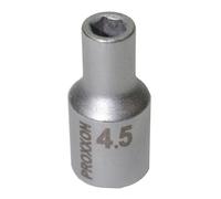 PROXXON 2223711 - Vaso corto hex 1/4" 4,5 mm