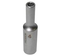 PROXXON 2223767 - Vaso largo hex 1/4" 4 mm