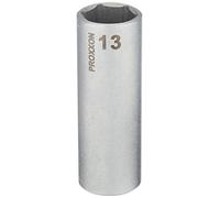 PROXXON 2223779 - Douille 1/4 "hexagonale longue 13 mm Argent/Vert