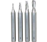 PROXXON 2224610 2224610-Conjunto fresas (2-5 mm), Acier Inoxydable