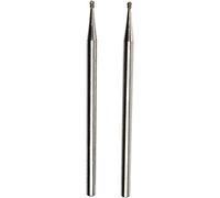 2 fraises diamantées sur tige 1mm Proxxon Micromot