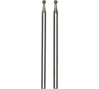 Proxxon Fraises diamantées sphériques sur tige Micromot 1,8 mm – Lot 2 pièces