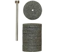 Proxxon Disques abrasifs 2228304 – Carbure de silicium – Jeu de 10 disques
