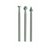 Proxxon – Jeu de 3 fraises fines 2228720 Ø 2,3 mm Micromot