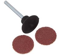 Proxxon Disques abrasifs – Lot de 10 avec porte-disque