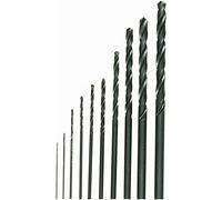 Proxxon Set de forets 28 874 - Lot de 10 HSS hélicoïdaux 3,2 mm acier inoxydable noir
