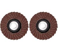 Proxxon 28591 Ponceuse à lamelles en corindon grain 240 Ø 50 mm Alésage Ø 10 mm pour LWS LHW LHW/A (Lot de 2)