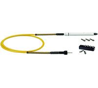 Proxxon 28620 flexible perçage/MicroMOT d'onde souple au micro-ondes 110/P et 6 acier pinces de serrage 1,0-1,5-2,0-2,4-3,0 et 3,2 mm, hochflexible âme, 25 000/min, longueur 100 cm