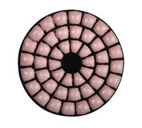 Proxxon 28657 Lot de 3 tampons de ponçage et de polissage diamantés K 100 Ø 50 mm pour polisseuse d'angle WP/E et WP/A