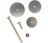 Proxxon 28830 Lames de scie à découper 3 pièces 16,19,22+support, gris clair