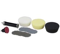 Proxxon Set de disques abrasifs (pour polisseuse d'angle WP/E, accessoires.)