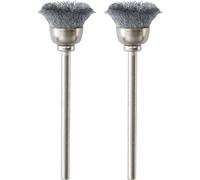 PROXXON Brosses en Acier de Forme Ronde, Ø 13 mm - 2 pièces