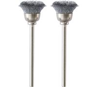PROXXON Brosses en Acier de Forme Ronde, Ø 13 mm - 2 pièces