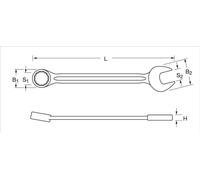 Proxxon Clé mixte 22 mm 23922