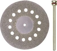 Proxxon Disque à tronçonner diamanté 38 mm avec compartiments de refroidissement + 1 support