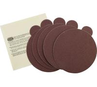 Proxxon Disques abrasifs autocollants en corindon supérieur pour TG 125/E Grain 80, 5 pièces