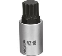 Proxxon Embout multi-dents 1/2Ãƒ€™ (VZ 18, longueur 55 mm, embout de clé à cliquet)