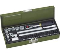 Proxxon Industrial Douille métrique 1/4\ (6.3 mm) 32 pièces 23078