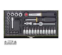 Proxxon Feinmechaniker-Satz Avec 1/4 " -rochet, 36-teilig Non 23080