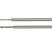 Proxxon Forets hélicoïdaux diamantés 0,8 et 1,2 mm tige 2,35