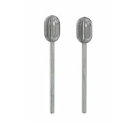 Proxxon Fraises cylindriques (acier au tungstène-vanadium), 8 mm, 2 pièces, 28726