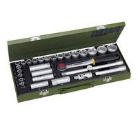 Proxxon Industrial Jeu de clés à douille métrique 1/2 (12.5 mm) 29 pièces 23000