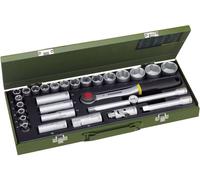 Proxxon Industrial Jeu de clés à douille métrique 1/2 (12.5 mm) 29 pièces 23000