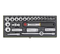 Proxxon Industrial Jeu de clés à douille métrique 3/8 (10 mm) 24 pièces 23110