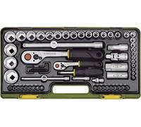 Proxxon Industrial Super-set Jeu de clés à douille en pouces 1/4\ (6.3 mm), 1/2\ (12.5 mm) 65 pièces 23294