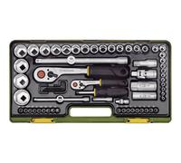 Proxxon Industrial Super-set Jeu de clés à douille en pouces 1/4 (6.3 mm), 1/2
