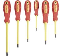 PROXXON 2222630 - Set 6 Tournevis isolés pl + ph, Rouge