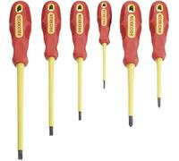 Proxxon Set de 6 tournevis isolés 2222630 – pl + ph – Rouge