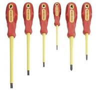 Proxxon Set de 6 tournevis isolés 2222630 – pl + ph – Rouge